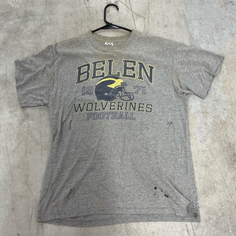 Delta Gray Belen Wolverines Tee
